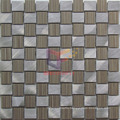 Gold Color Aluminium Mix Beige Weave Shape Mosaic Tiles (CFA78)